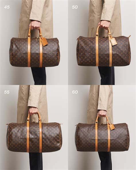 louis vuitton keepall antique|louis vuitton keepall size comparison.